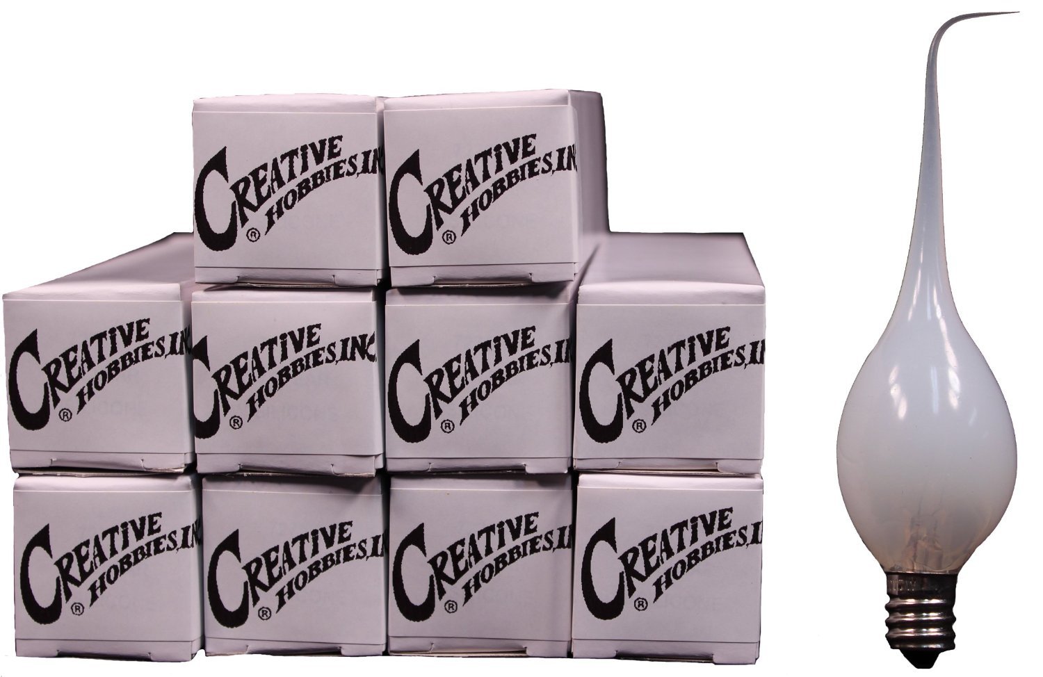 6-Pack, Silicone Dipped Candle Light Bulbs, 7 Watt, Longer Life Country Style