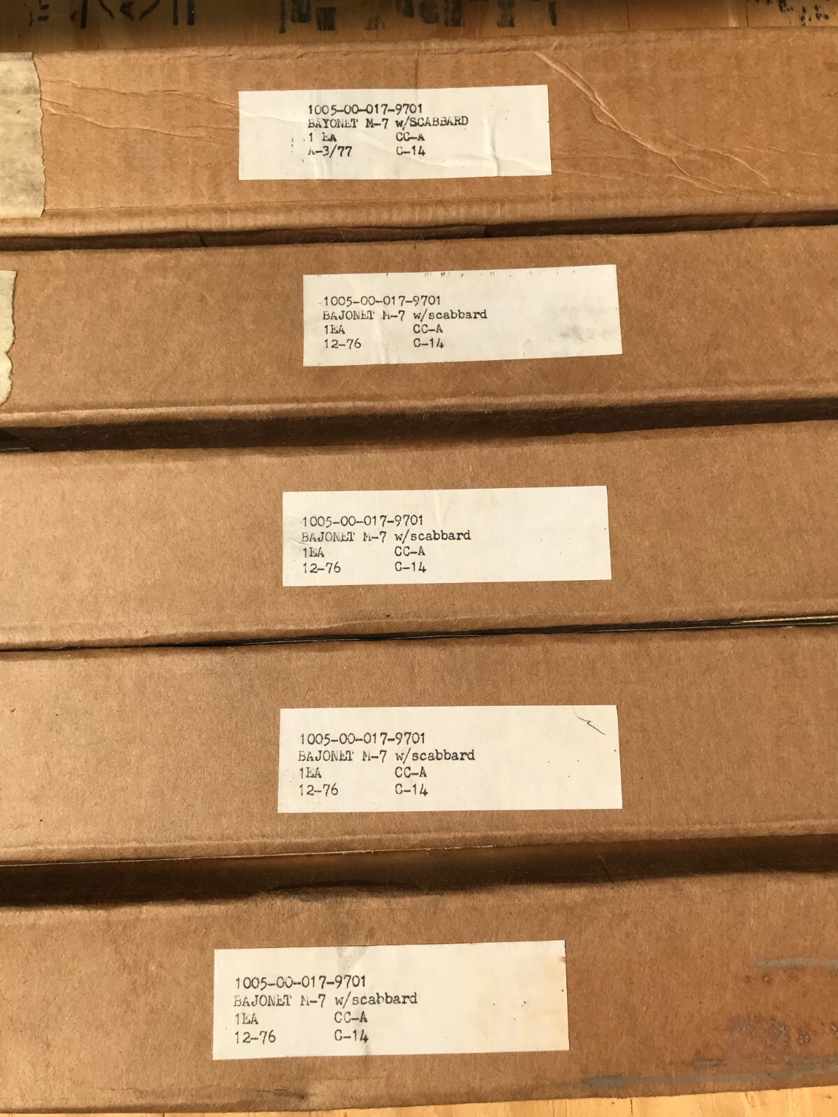 M7 & M8A1 Knife Vietnam War SEALED US M8A1 Scabbard USGI RARE NOS Sealed in Box