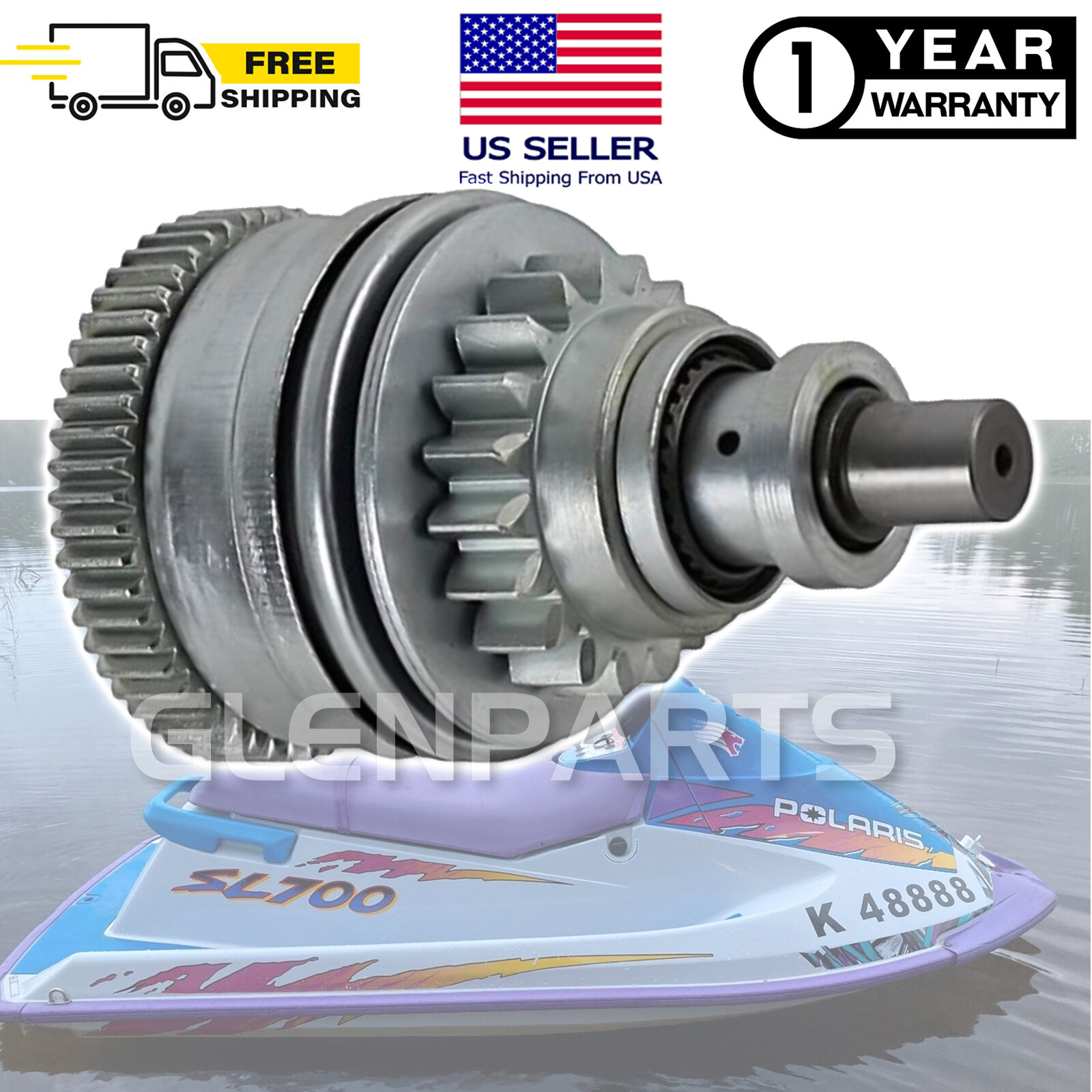 Starter Drive Bendix for Tigershark 640 770 TS640 TS770 NEW