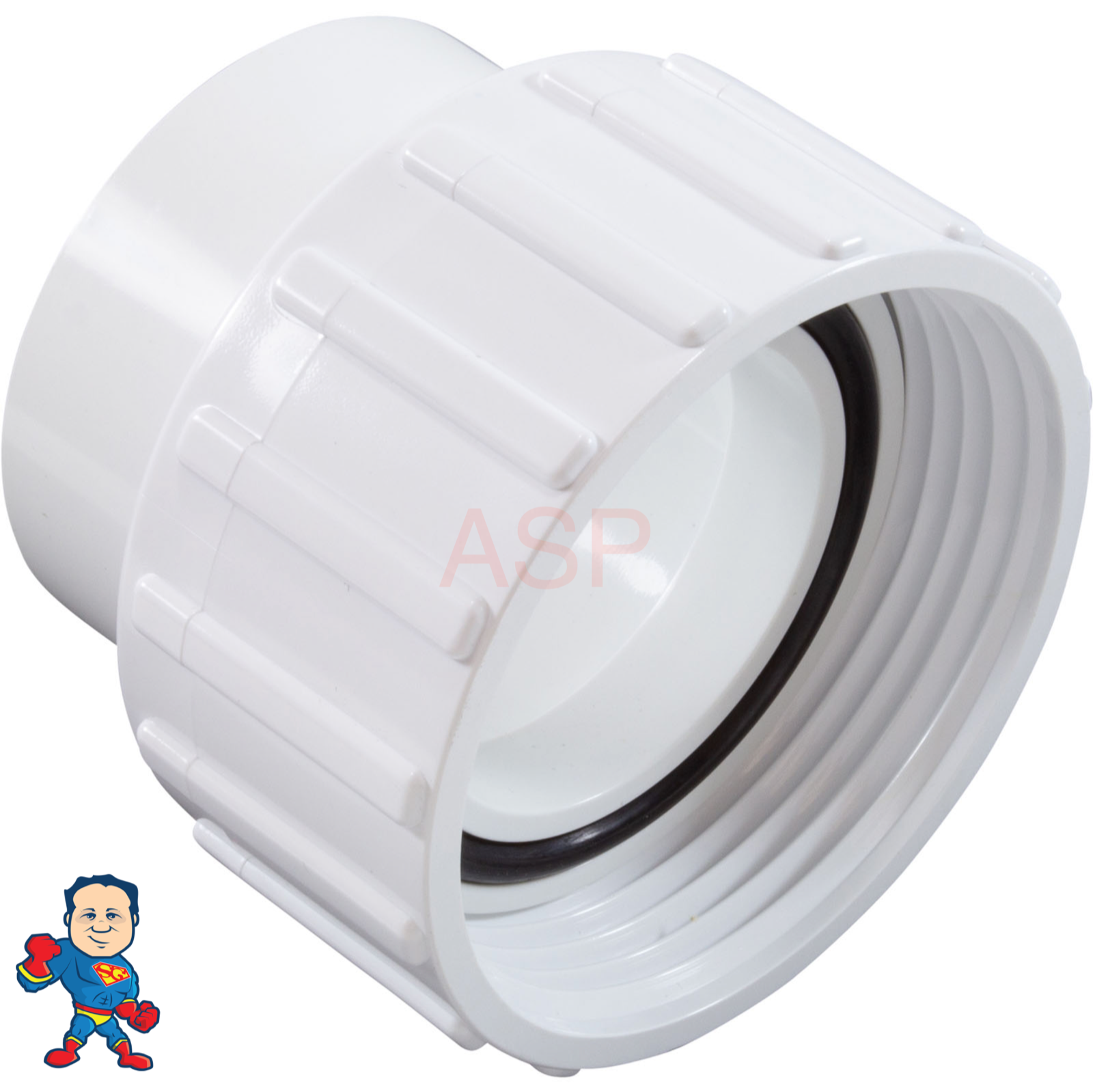 (1) Hot Tub Spa 1 1/2" Slip X 1 1/2" Pump Union with Gasket Video How To