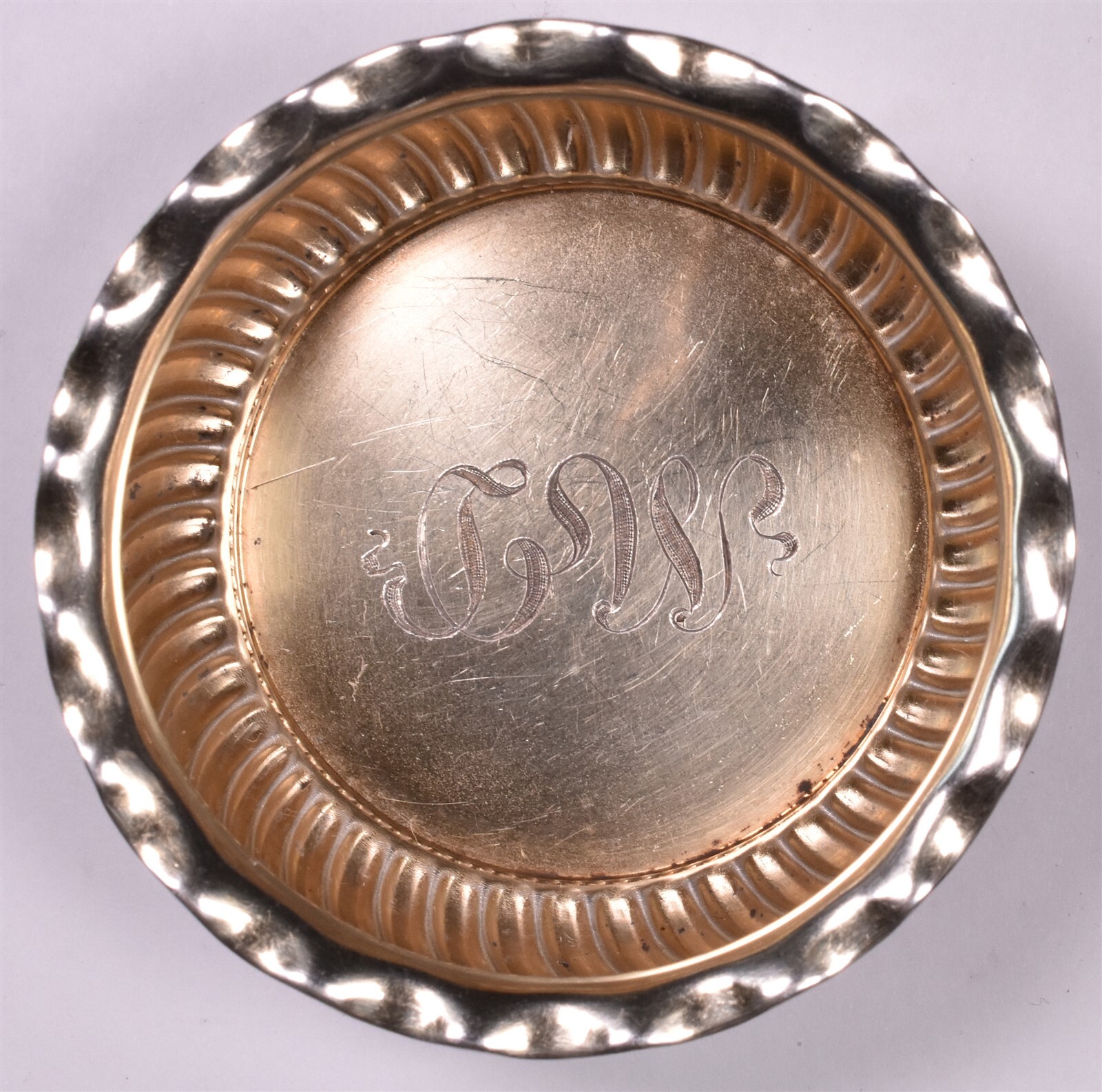 Gorham Salt Cellars Dip 2390 Date Symbol 1890 'MD'