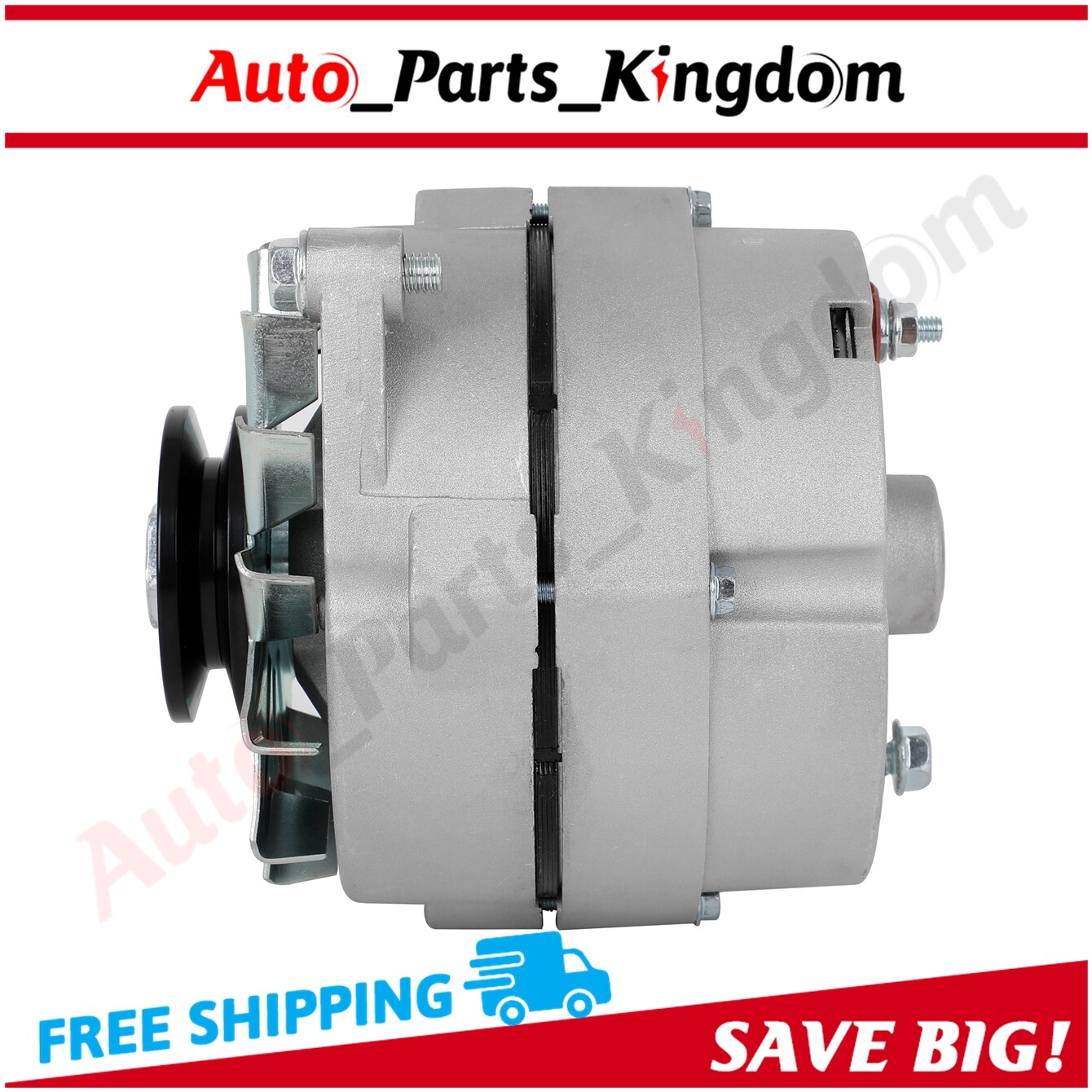 For High Output 105Amp 1-Wire 10SI Self-exciting SBC BBC GM ADR0151 Alternator