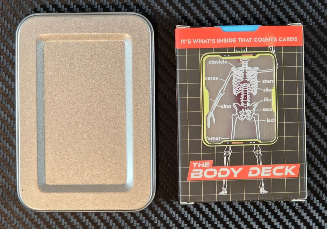 The Curiosity Box The Body Deck Human Anatomy & The EDC Multifool Card