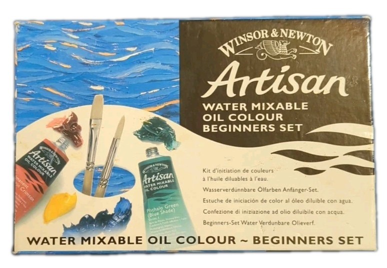 Winsor & Newton Artisan Water Mixable Oil Beginners Set 6 x 1.25 fl oz. -  READ