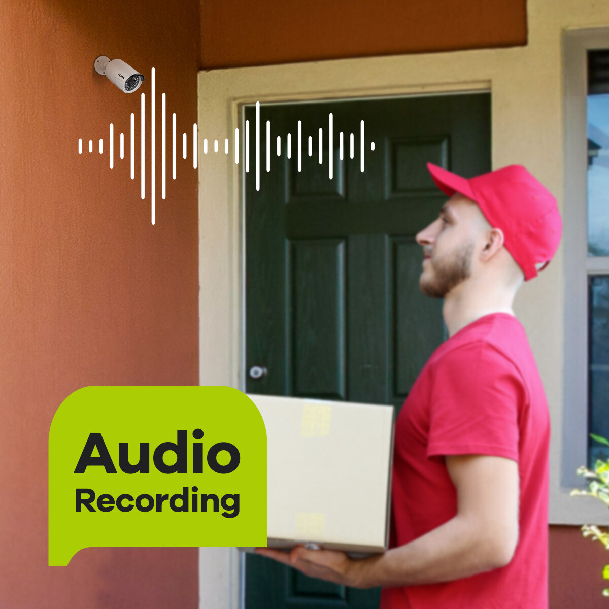 SANNCE 5MP Audio POE Security IP Camera System 8CH 8MP NVR Outdoor Night Vision