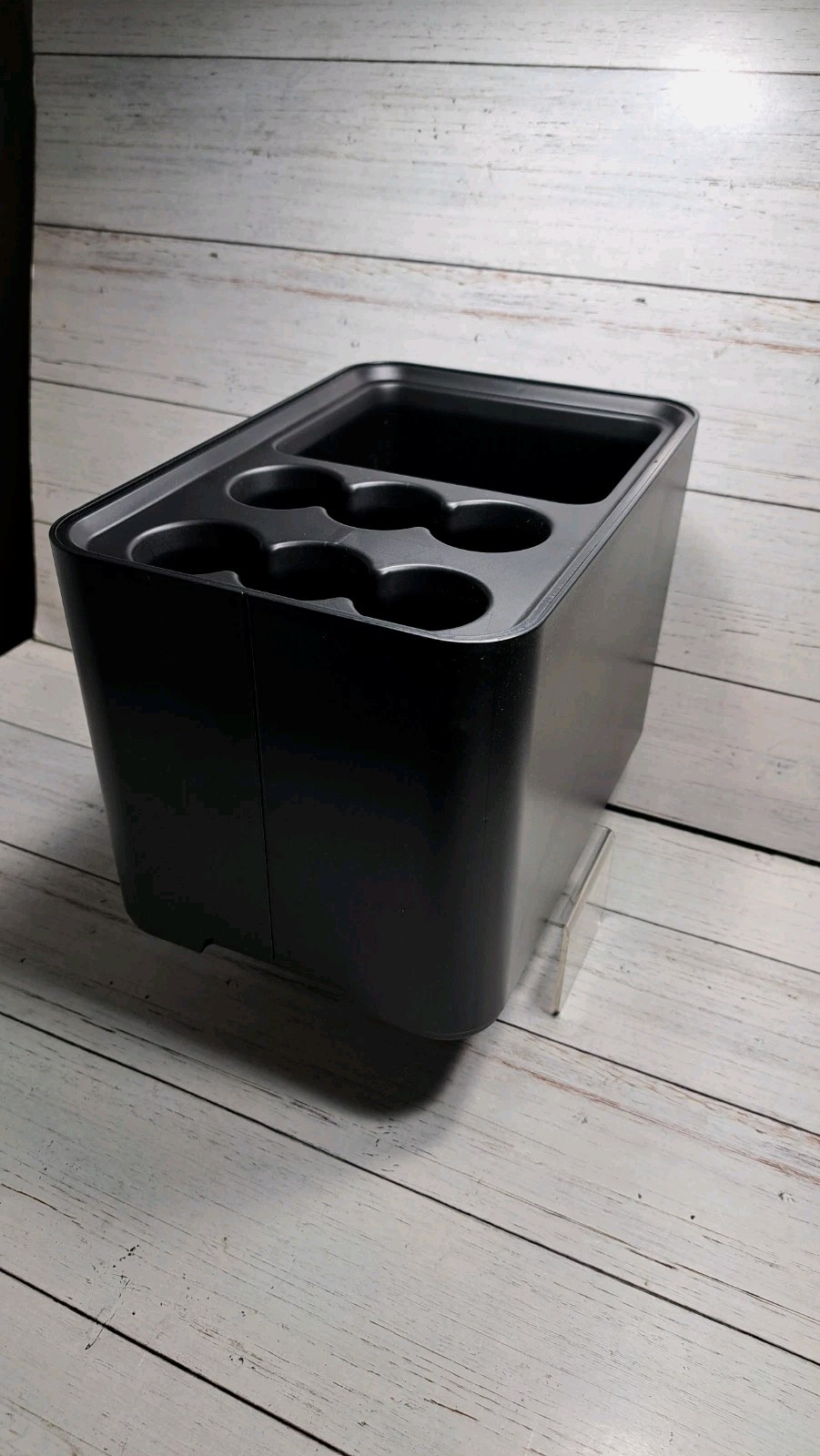 Black Umbrella Stand, Entryway Umbrella Organizer, Compact and Efficient with...