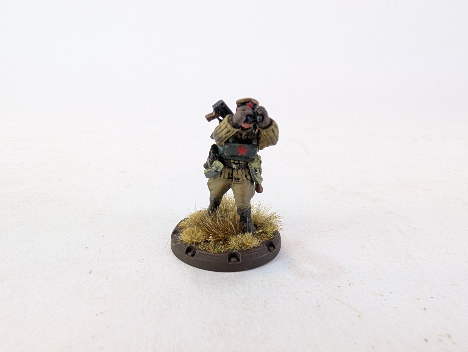Dust Tactics Red Guards Command Squad Miniatures PRO PAINTED