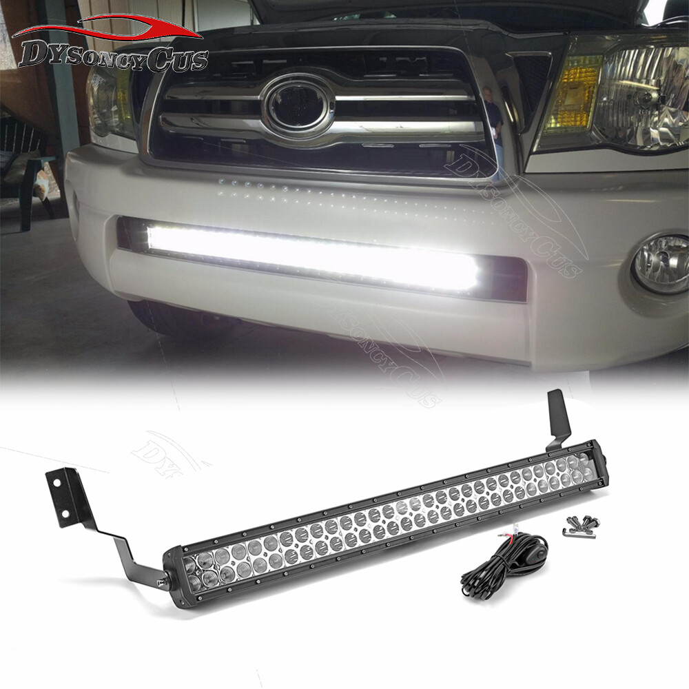 Fit Toyota Tacoma 05-15 32" 180W LED Light Bar Hidden Bumper Bracket+Wiring Kits