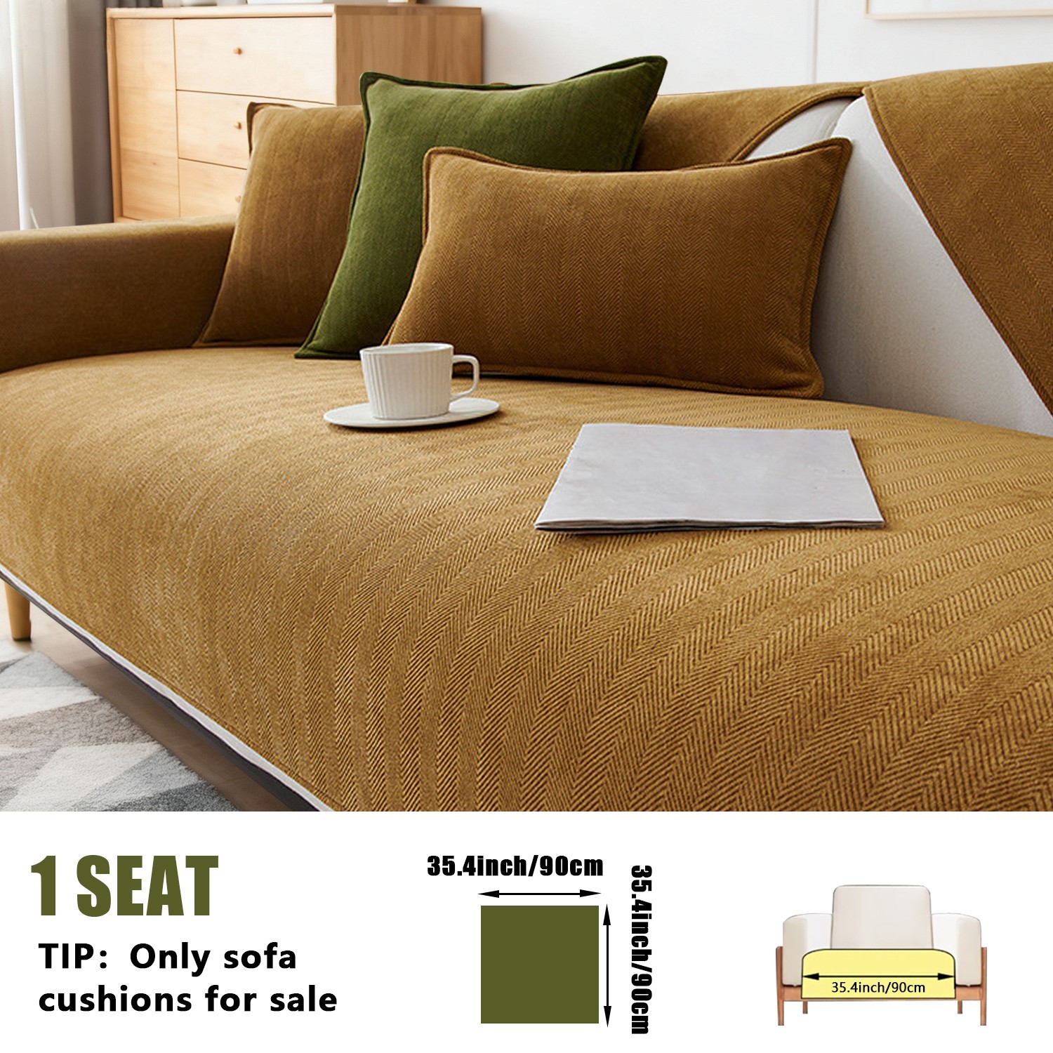 Chenier sofa furniture cover, fun anti-slip sofa cover, all-season suitable sofa