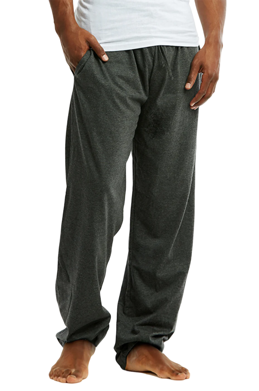 Mens Cotton Comfy Causal Lounge Sleep Pajamas PJ w/ Pockets Knit Pant S M L XL