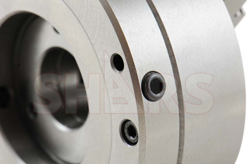 8" 3 Jaw Adjustable Self Centering Lathe Chuck + .0005" TIR Certificate NEW XL[