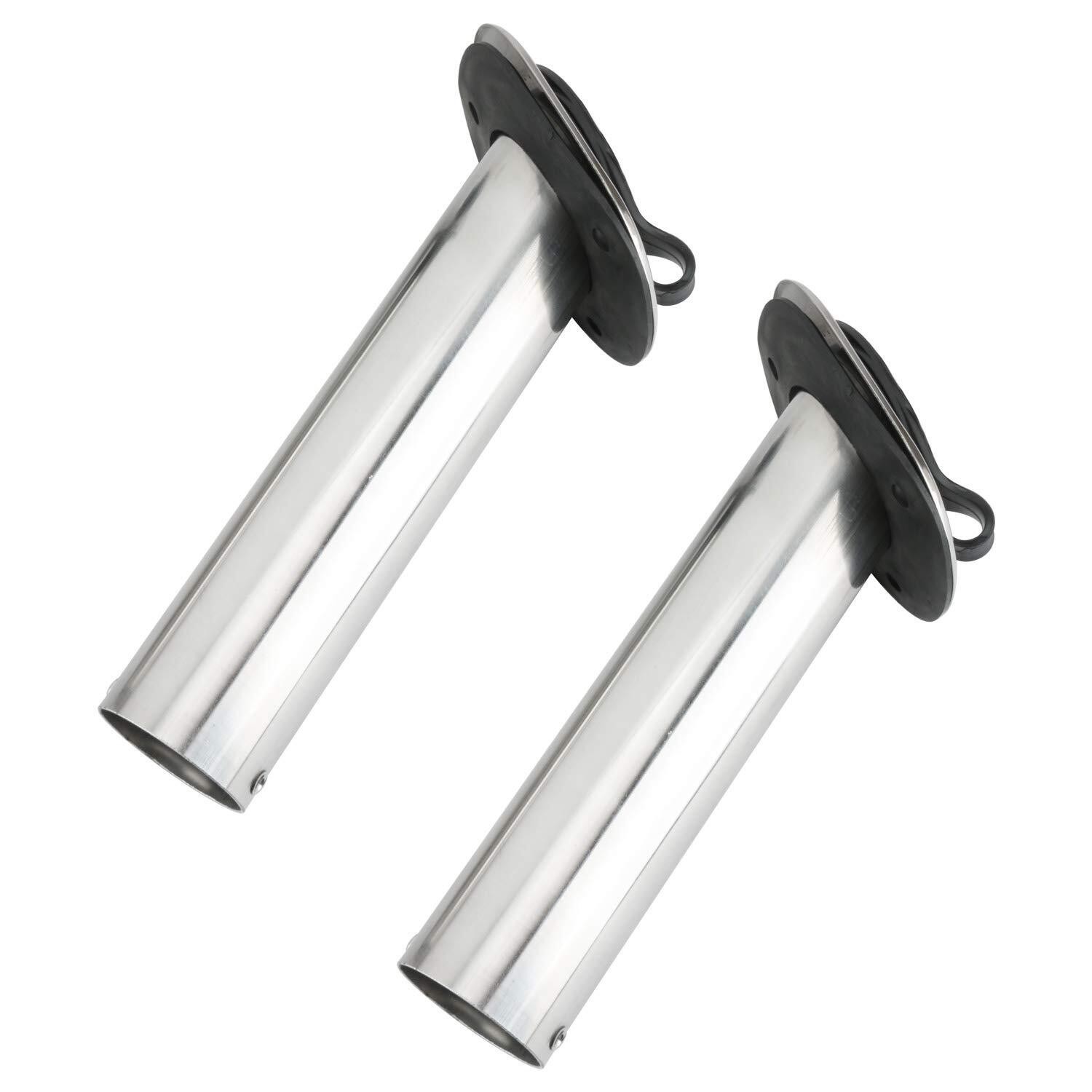 Amarine Made 4PCS Stainless Steel Fishing Rod Holder 30 Degrees for Marine Boat