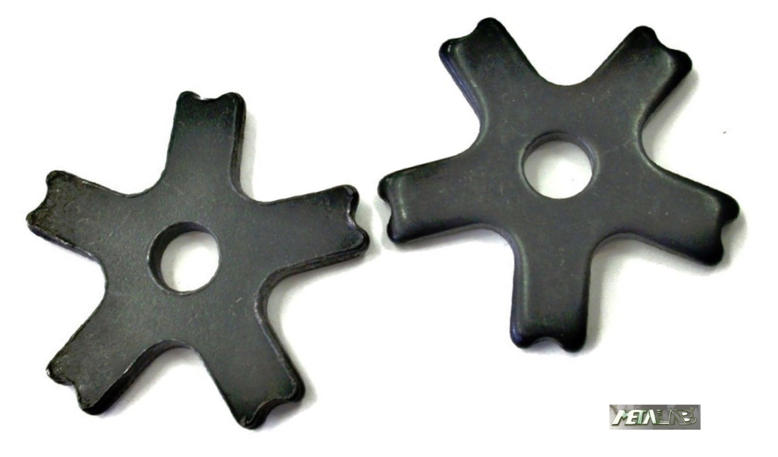 Roughstock Notched Spur Rowels1-1/4" Black Steel Sold in Pairs Eddy's Tack