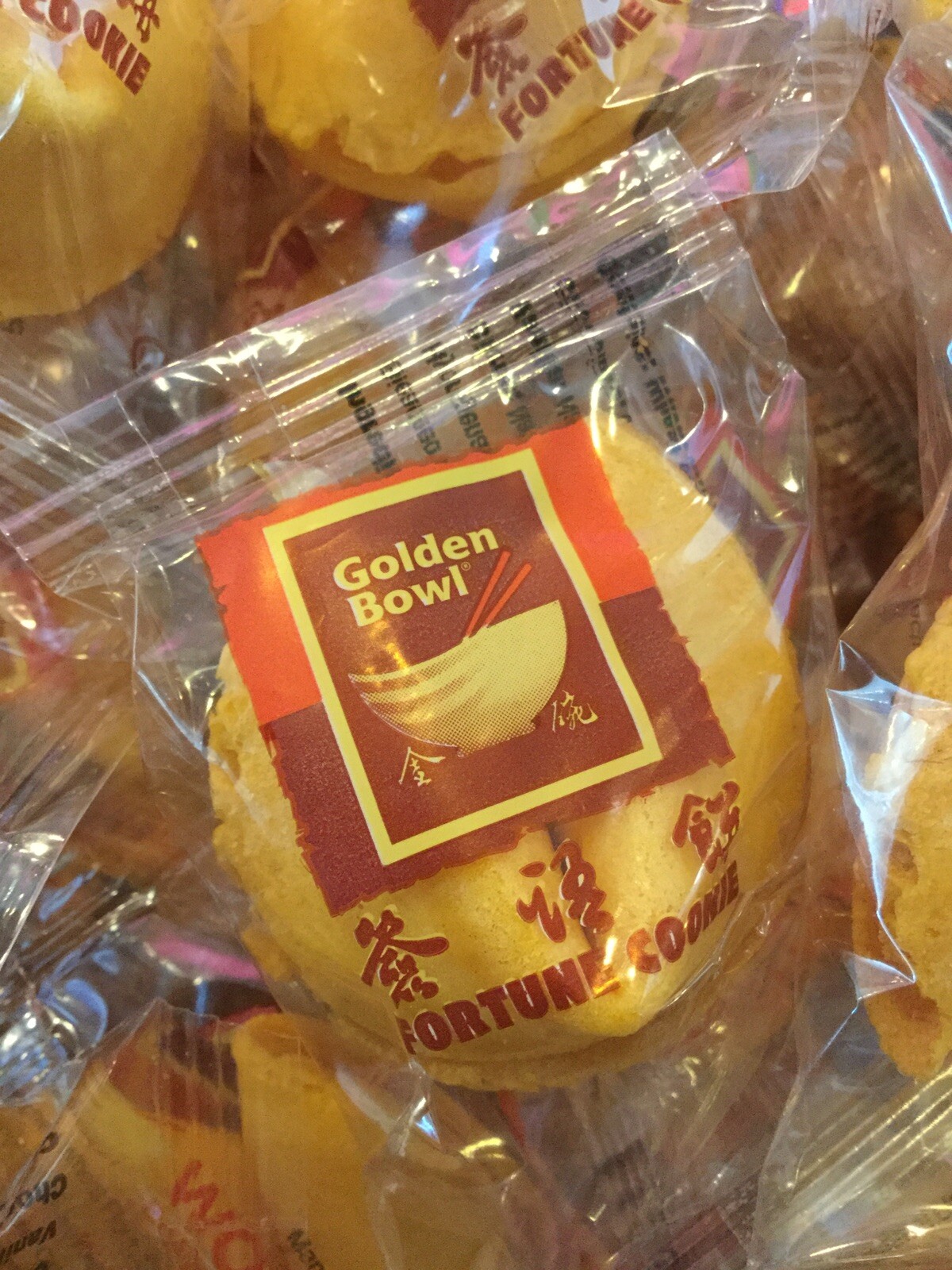 Golden Bowl Fortune Cookies 10-300 pcs Individually Wrapped "Free Shipping"