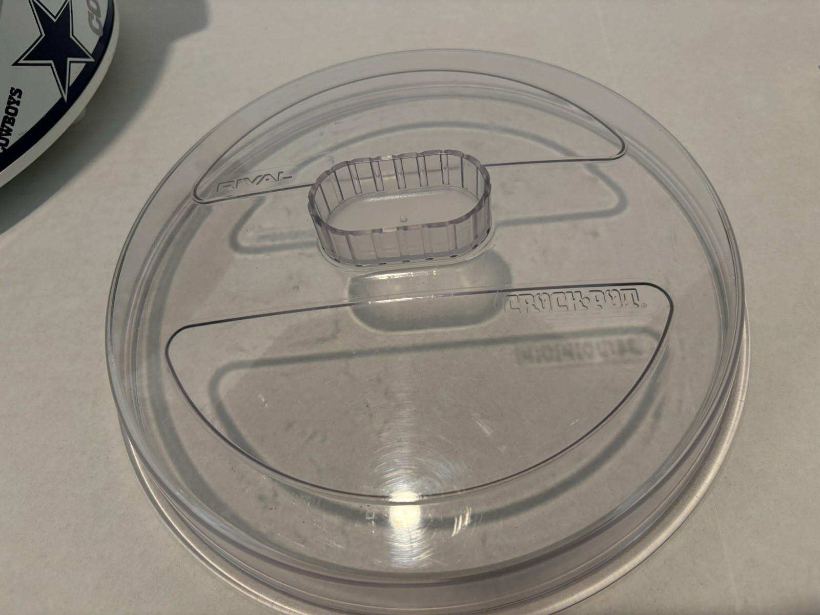 VINTAGE Rival Dallas Cowboys Slow Cooker Crockpot Stoneware 4qt