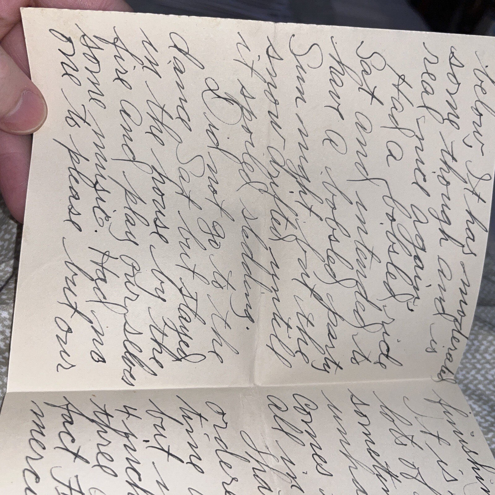 Antique 1927 Letter from Lovilia Iowa IA Mentions A Bobsled Ride Bobsledding