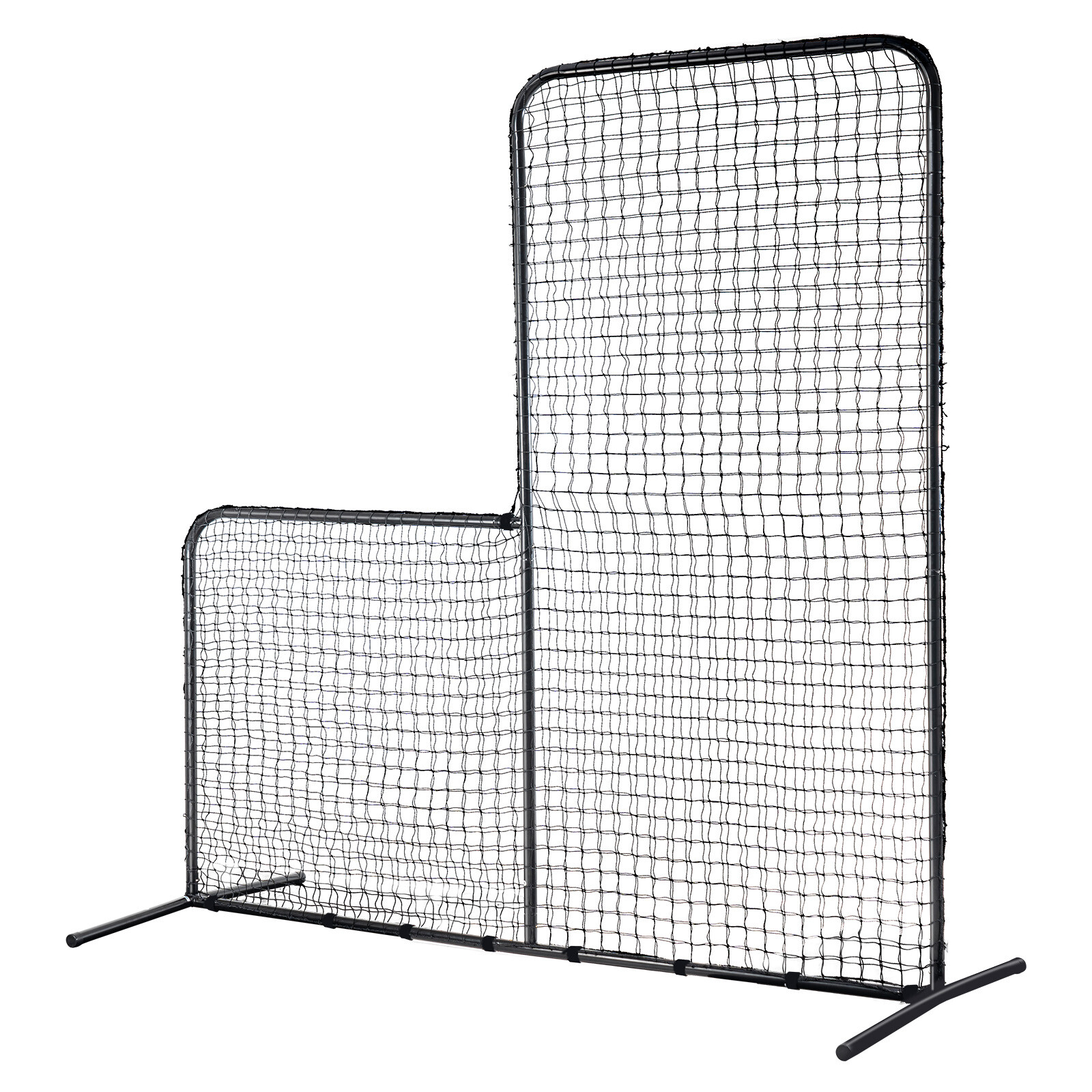 VEVOR L Screen Baseball Pitching Net for Batting Cage Softball Screen 7x7ft
