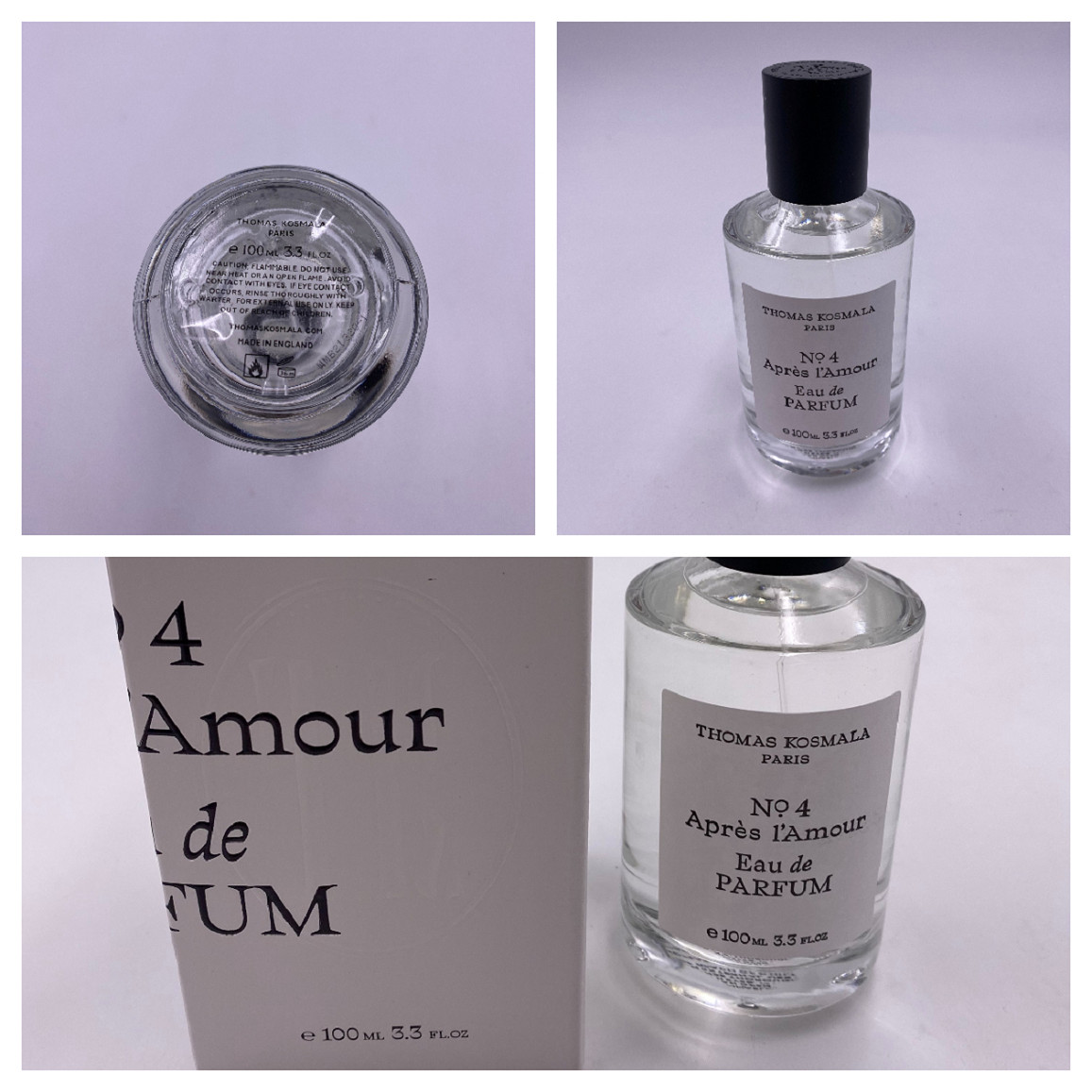 No.4 Apres L'Amour by Thomas Kosmala for unisex EDP 3.3 / 3.4 oz New in Box