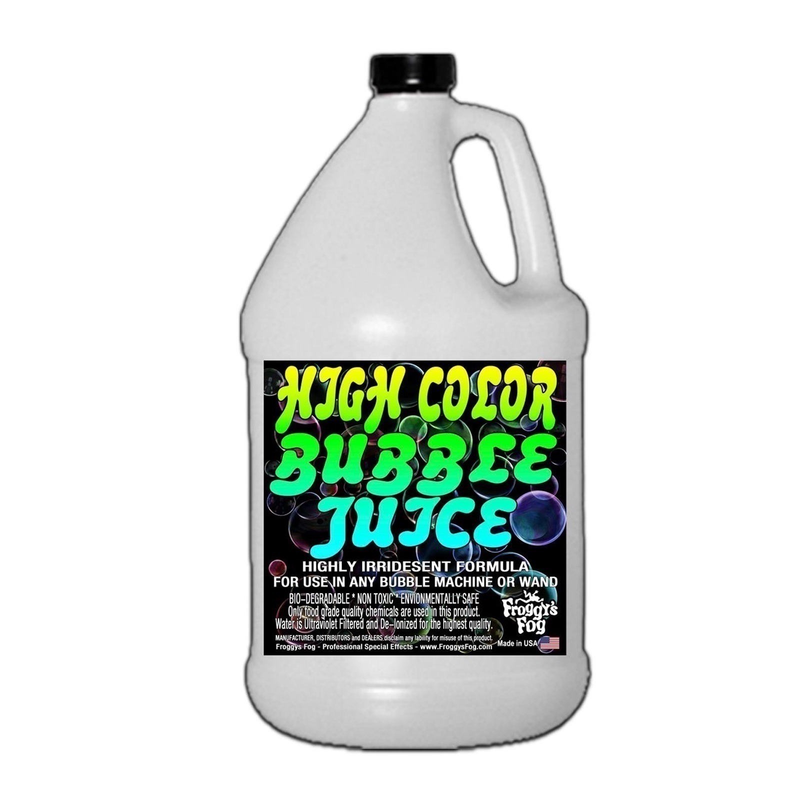 Froggys Fog High Color Bubble Juice, Iridescent 1 Gal. Size