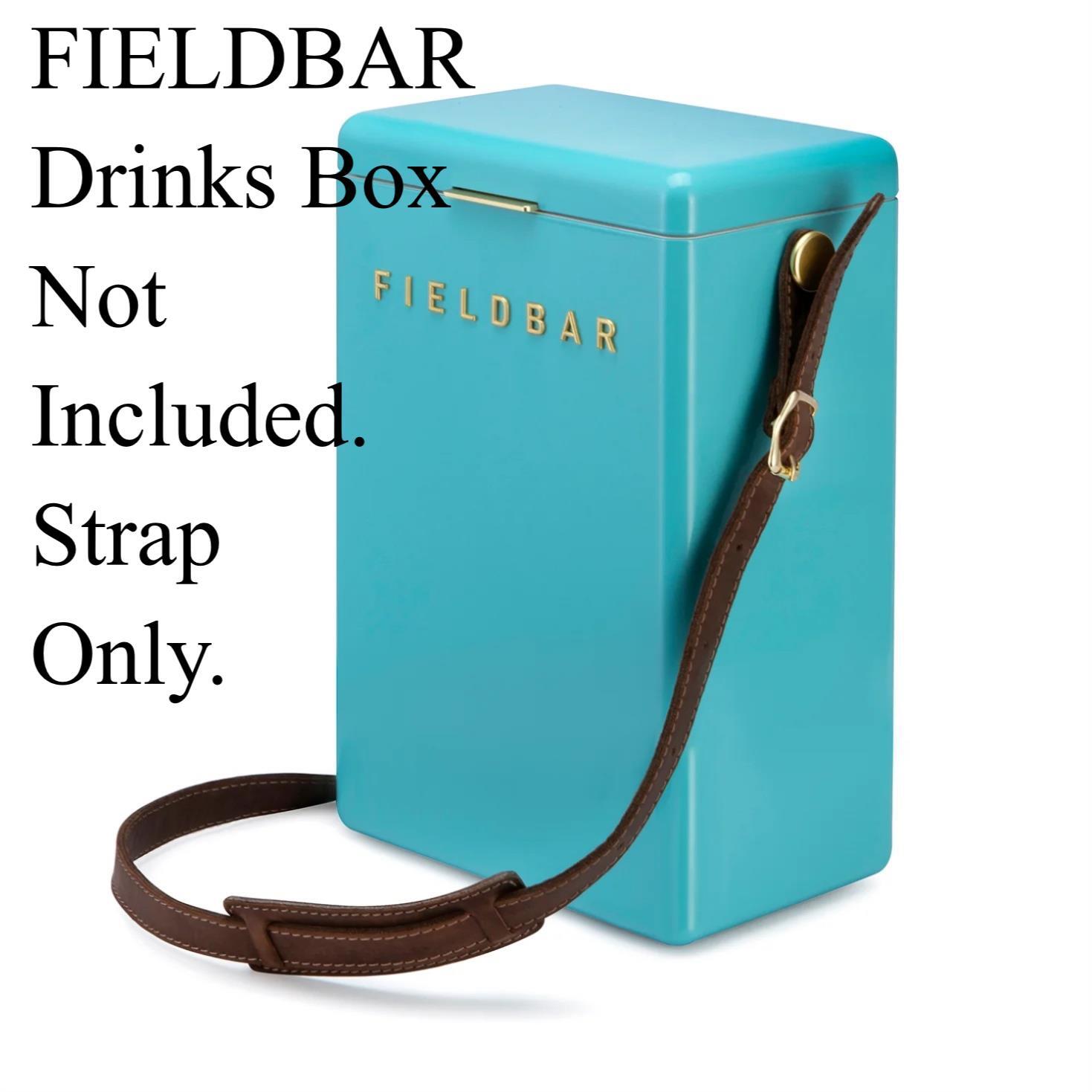 Genuine FIELDBAR Drinks Box Adjustable Leather Sling Carrying Strap