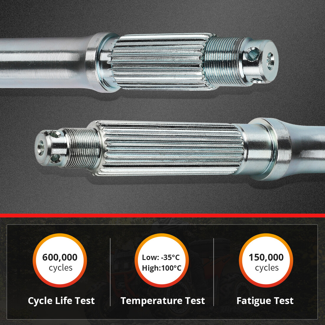 Rear Axle Shaft For Honda TRX 420 500 520 Foreman Rancher 42311-HR3-A20 14-23