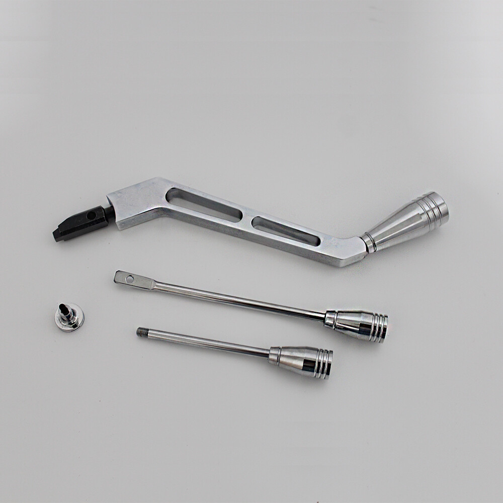 New Billet Aluminum GM Column Shifter Turn Signal Lever Hazard Tilt Kit Polished