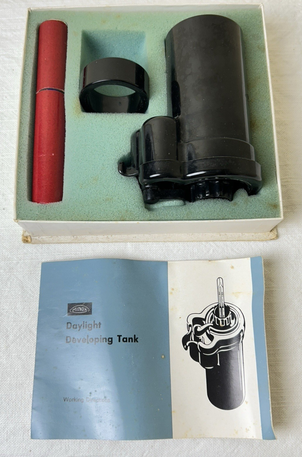 Vintage Minox Daylight Developing Tank Made in Germany Box & Instructions