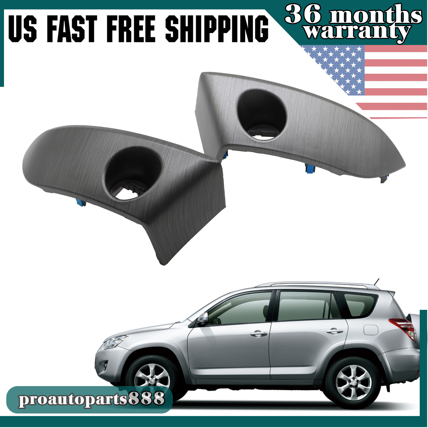 For Toyota RAV4 2006-2011 Dash Center Instrument Panel Replacement Trim Cover