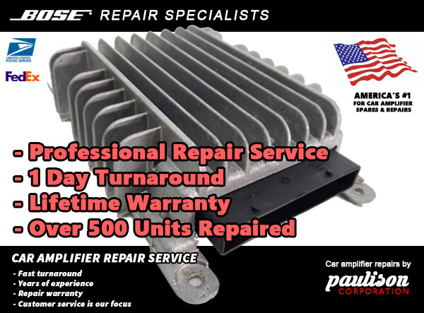MAZDA 3,6,RX8,MIATA,CX5 2007-12 BOSE AMPLIFIER AMP REPAIR SERVICE LIFET WARRANTY