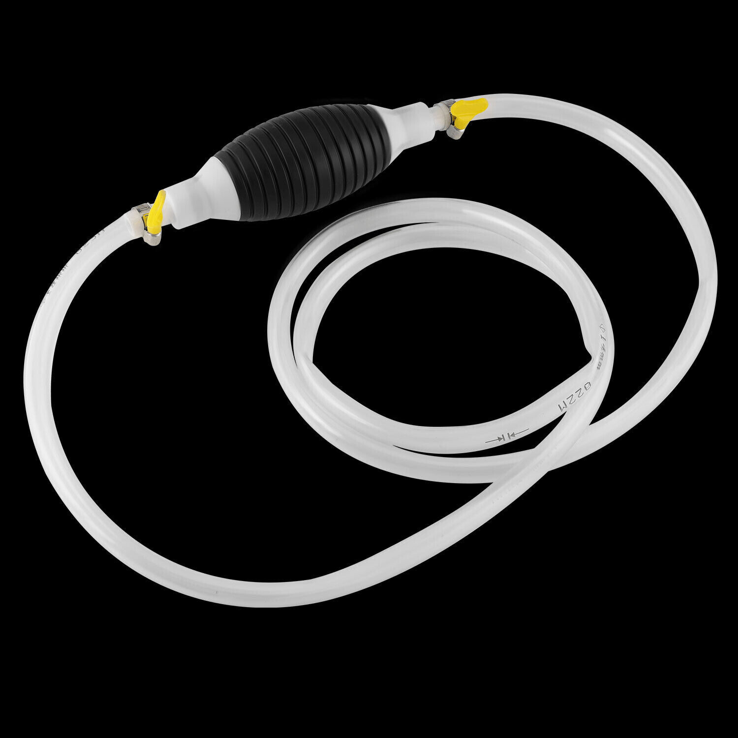 2PCS Siphon Pump Gas Transfer Gasoline Siphone Hose Oil Water Fuel Transfer Hand