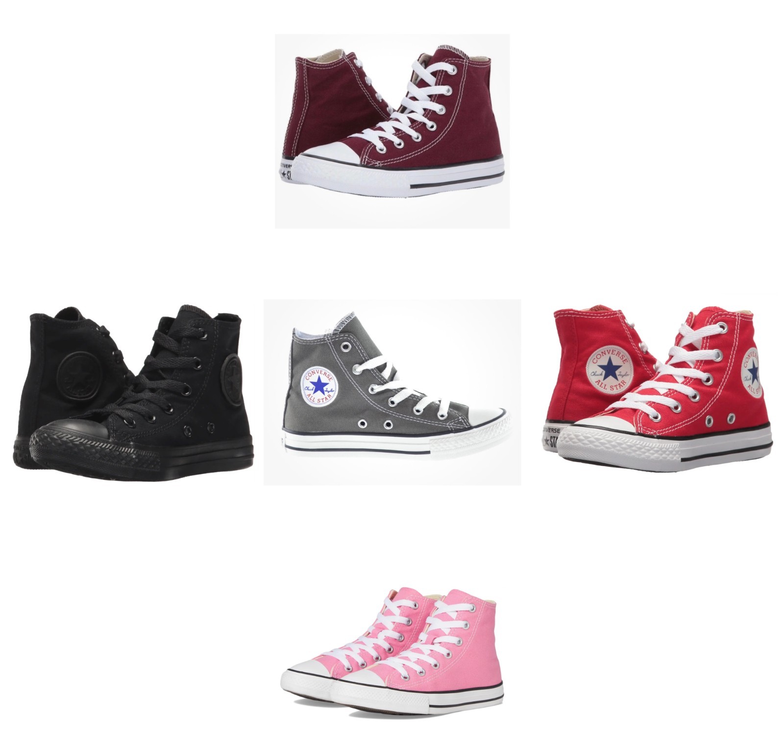 Converse Youth Chuck Taylor All Star High top Canvas Kids Lace up Shoe
