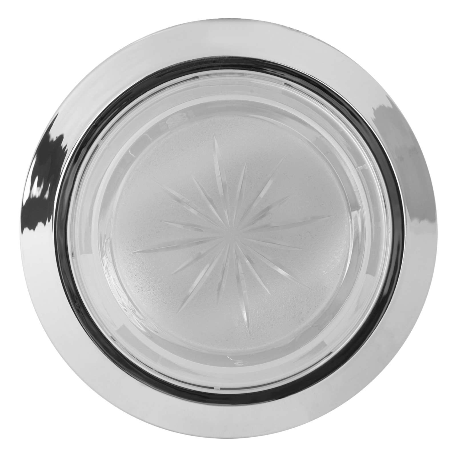 White LED Interior Dome Light For GM Chevrolet Chevy 1970-1981 OT001000A Chrome
