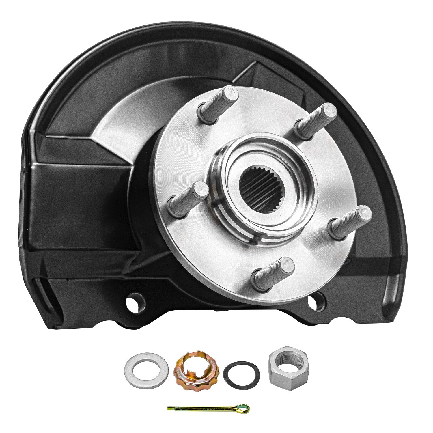 Front Left Steering Knuckle+Wheel Hub Bearing for 2007-2017 Jeep Patriot Compass