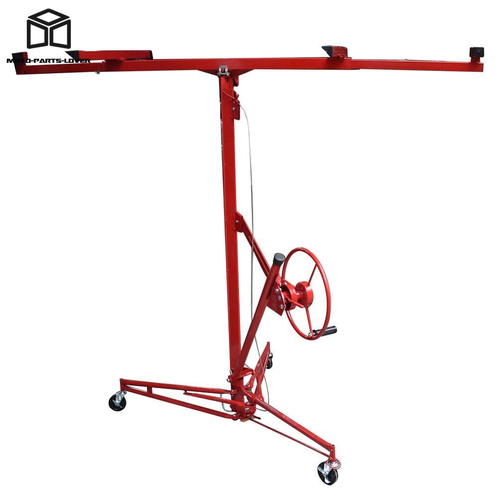 Safety Lock 16FT Drywall Lift Plasterboard Panel Sheetrock Hoist Lifter Carrier