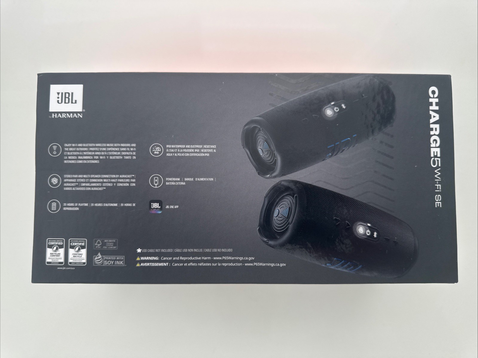 JBL CHARGE 5 Wi-Fi Portable SE Bluetooth Speaker IP67 Waterproof