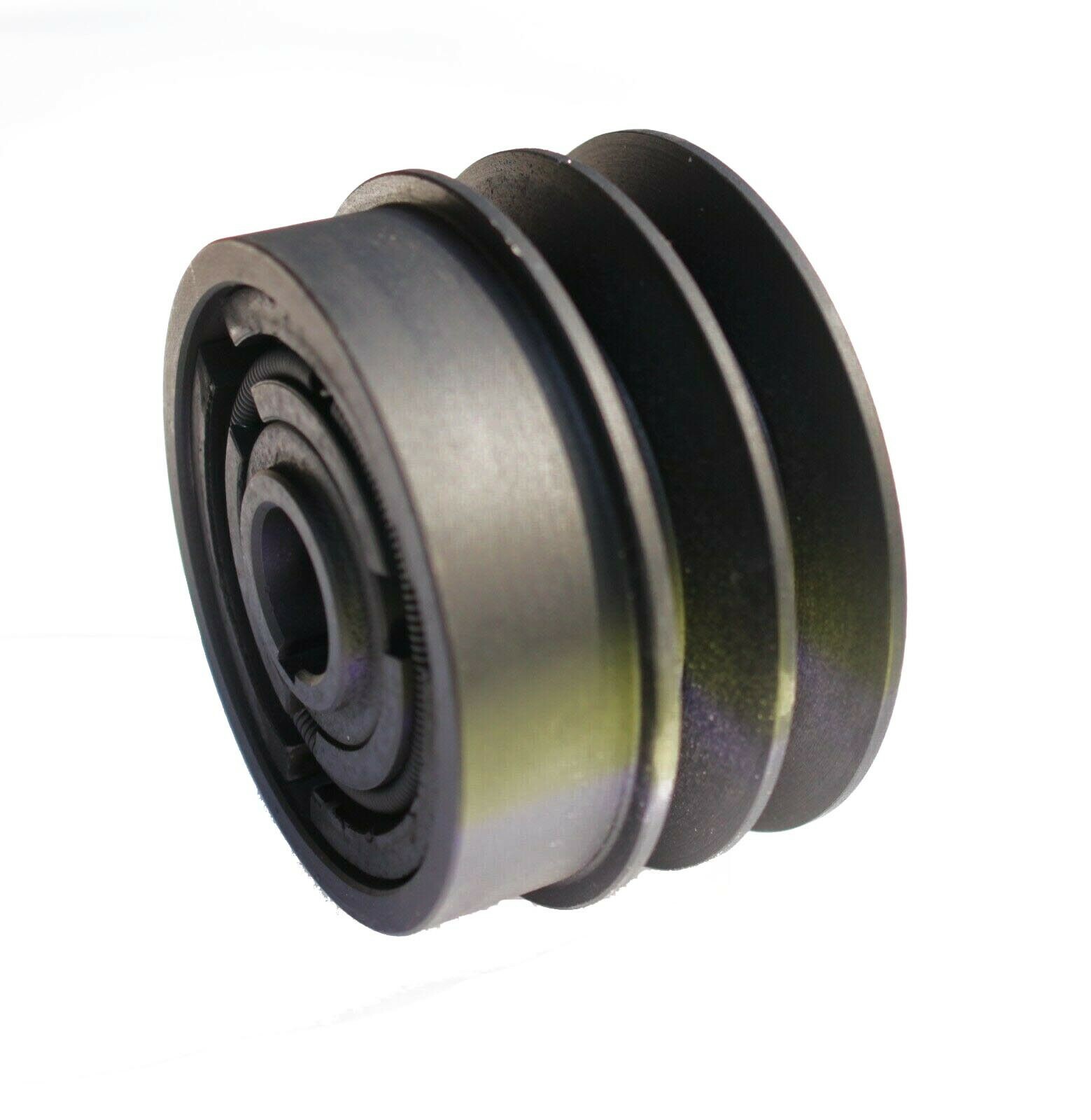 Heavy Duty 2B Centrifugal Clutch Double 5/8" V Belt 1" Bore 4.5" Pulley NEW