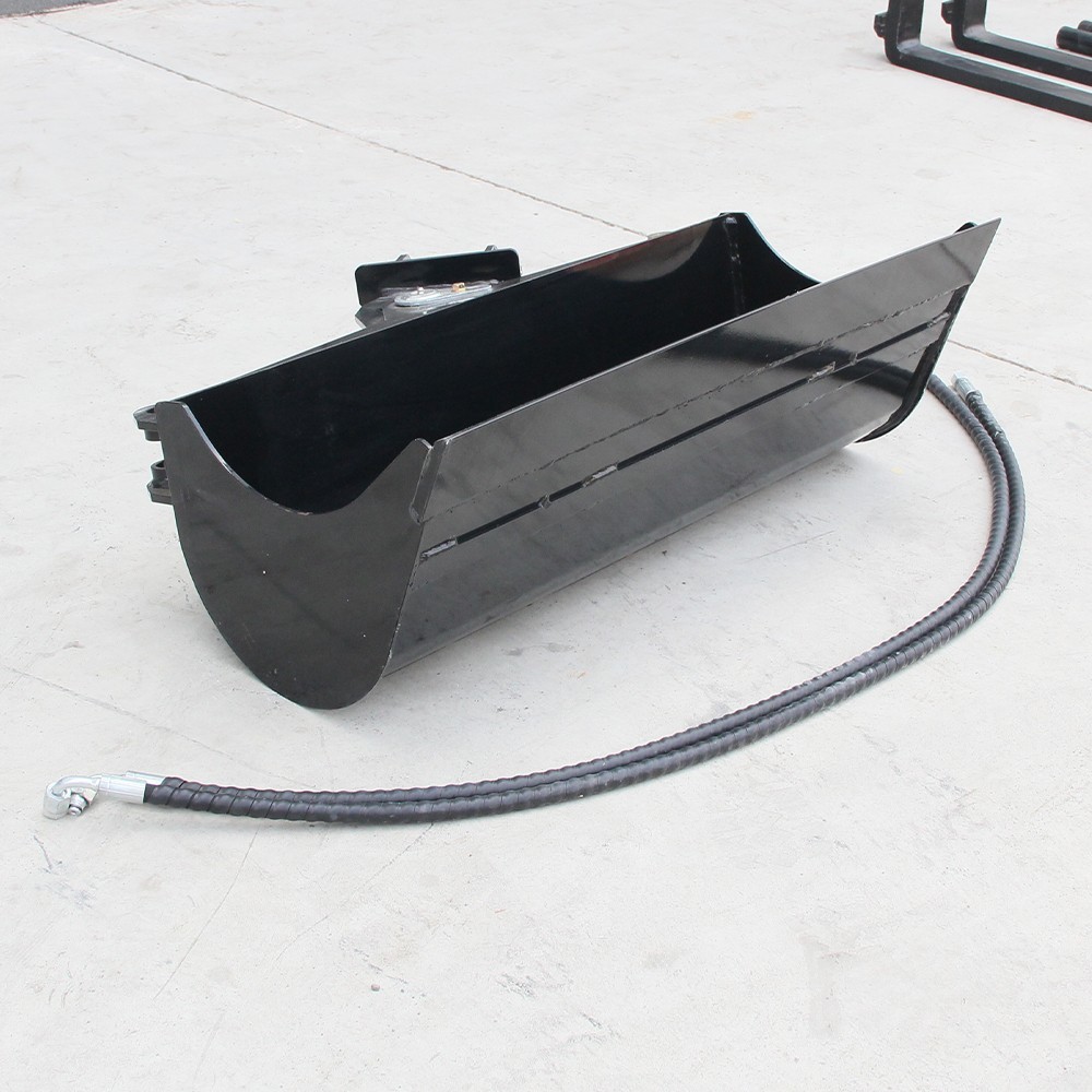FREE SHIPPING NEW 800mm Tilting bucket Attachment For 0.8-1.5 Ton Mini Excavator