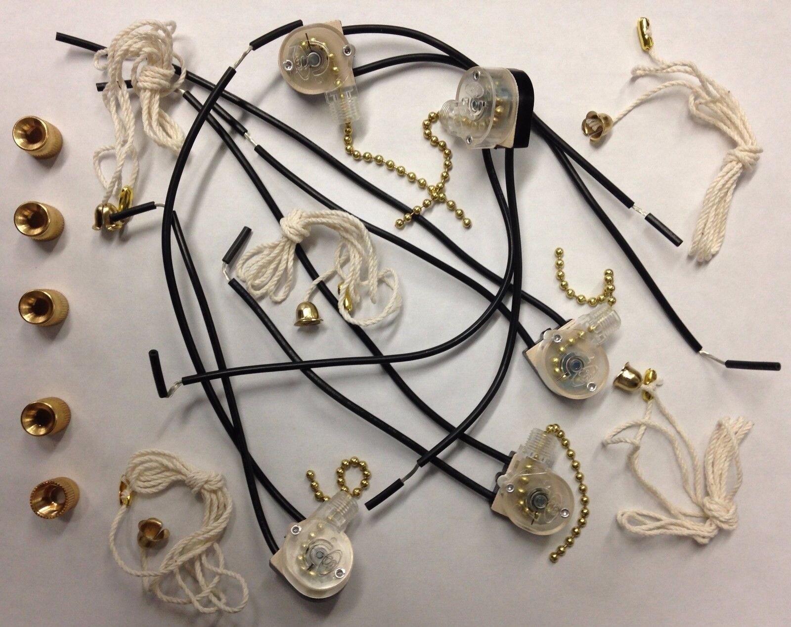 Gardner Bender Brass Pull Chain Switches GSW-32 Bulk 5 Pieces