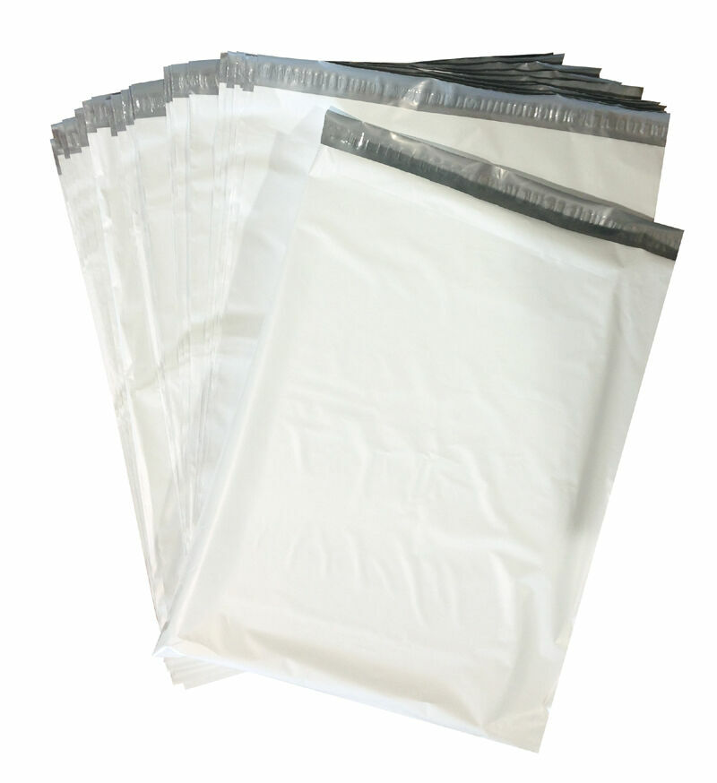 WHITE POLY MAILERS ENVELOPES BAGS 6X9 9X12 10X13 14X18 16X18 16X21 18X21 19X24