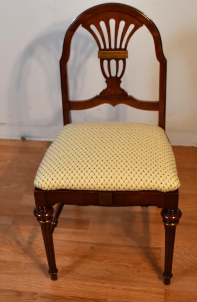1920s SET of Antique French Satinwood Vanity Makeup table / Chair and Mirror