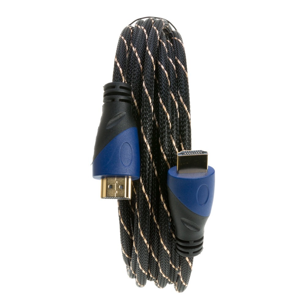 4K HDMI Premium Braided Cable 60Hz 1080P HDTV 3D PC PS5 1.5FT-50FT Multi-Pk LOT