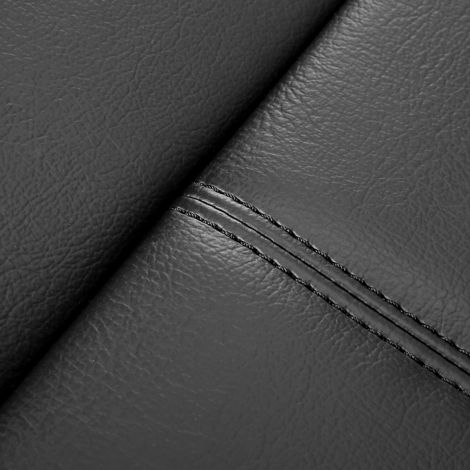 Front+Rear Black For 07-13 Chevrolet Silverado Seat Covers Extended Cab