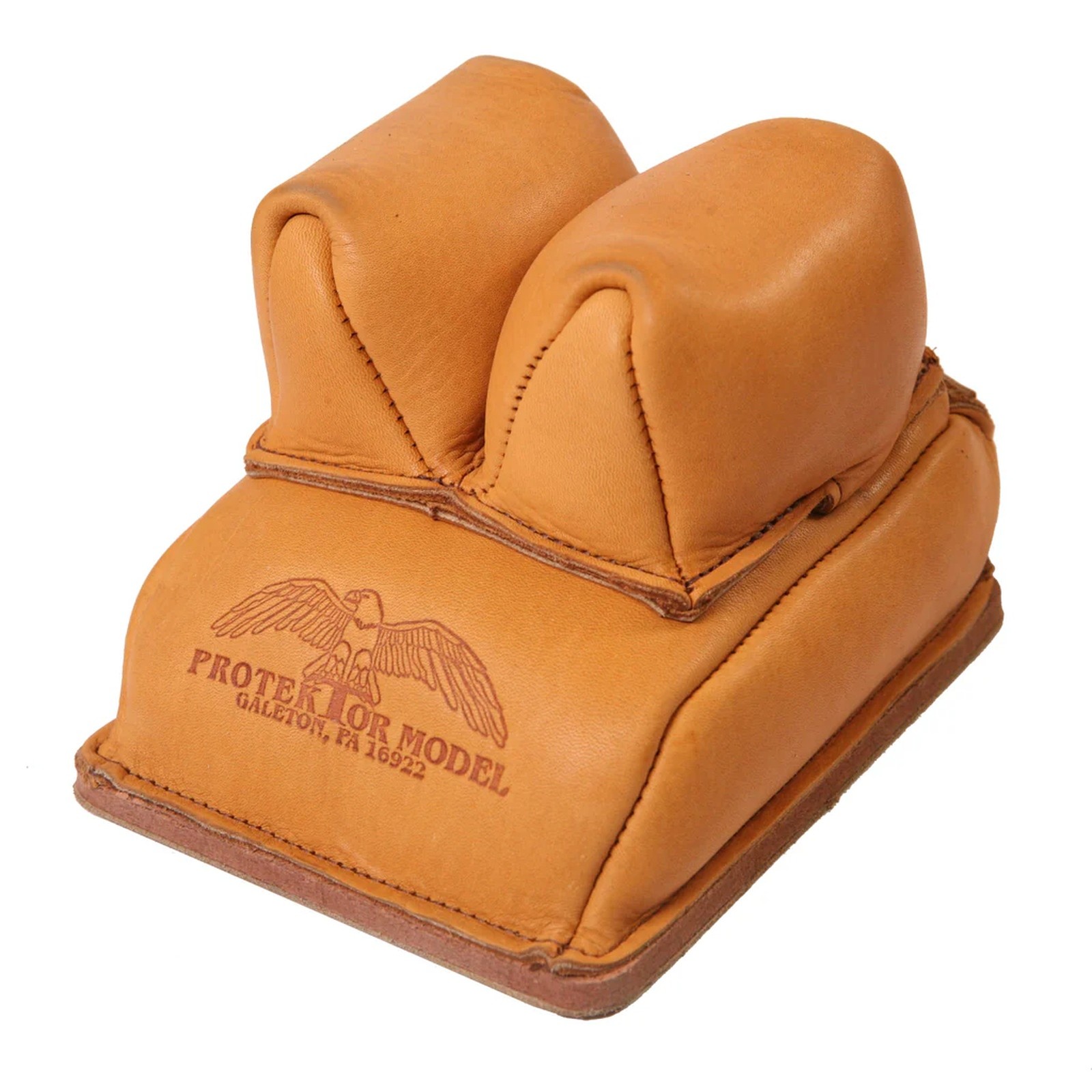 PROTEKTOR MODEL Rabbit Ear Leather Rear Bag with Hard Bottom (13A)