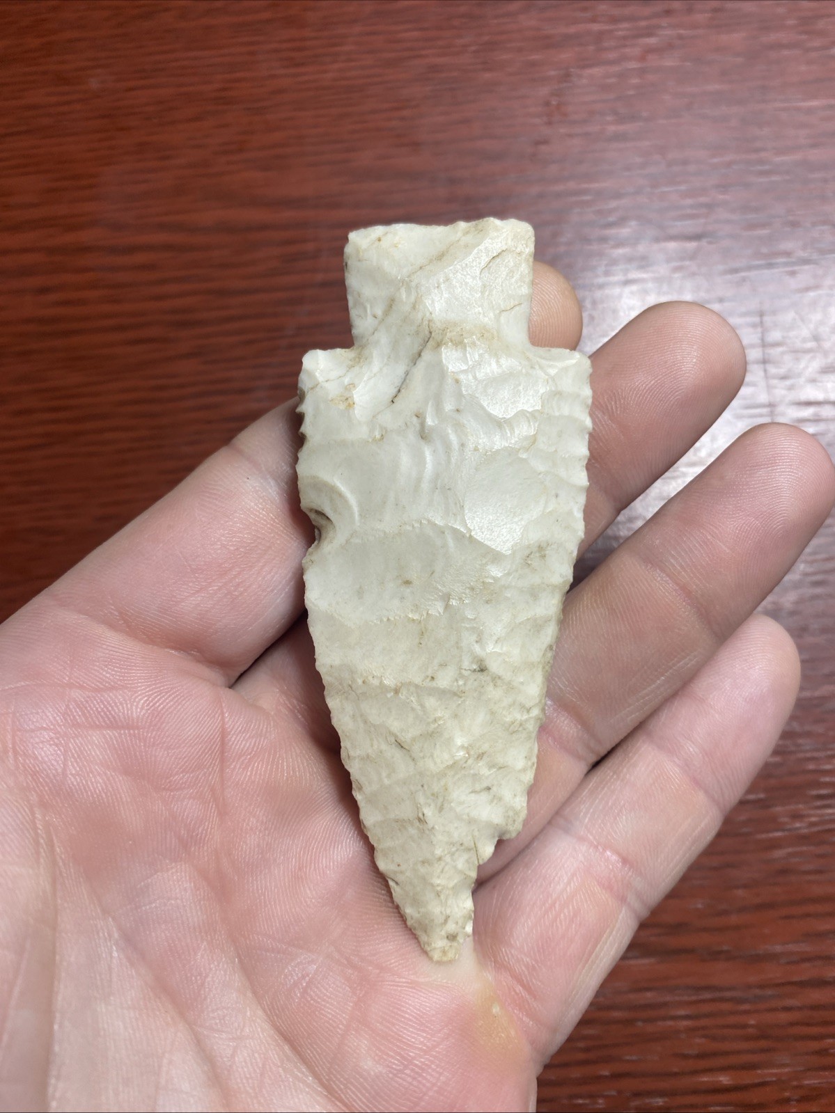 MLC s8277 3 1/2” Archaic Hardin Arrowhead Illinois Artifact