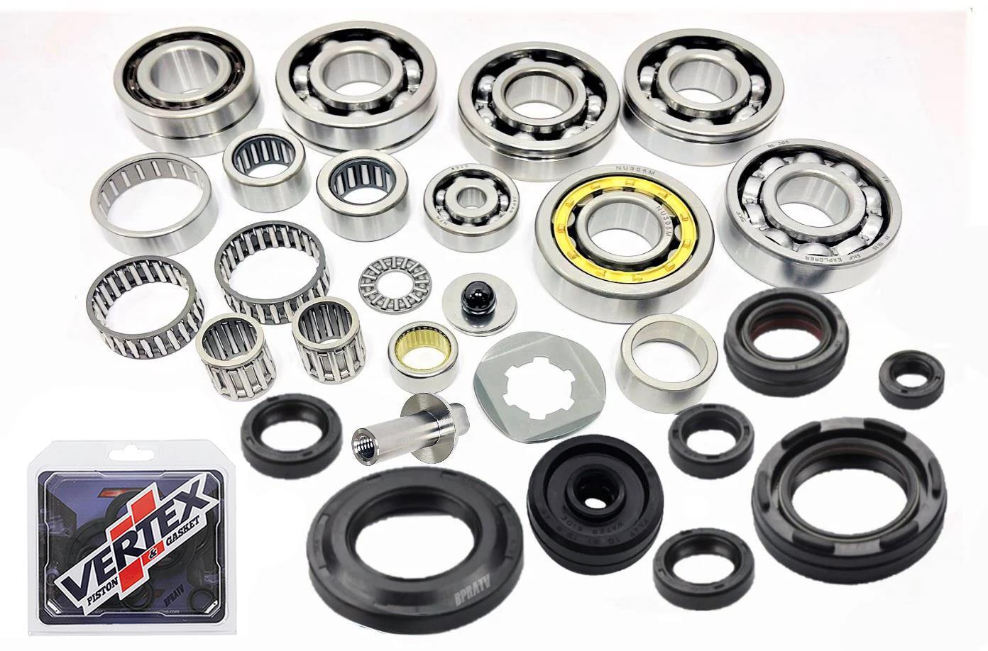 02-08 CRF450R CRF 450R SKF Engine Bearing Complete Bottom End Bearings Seals Kit