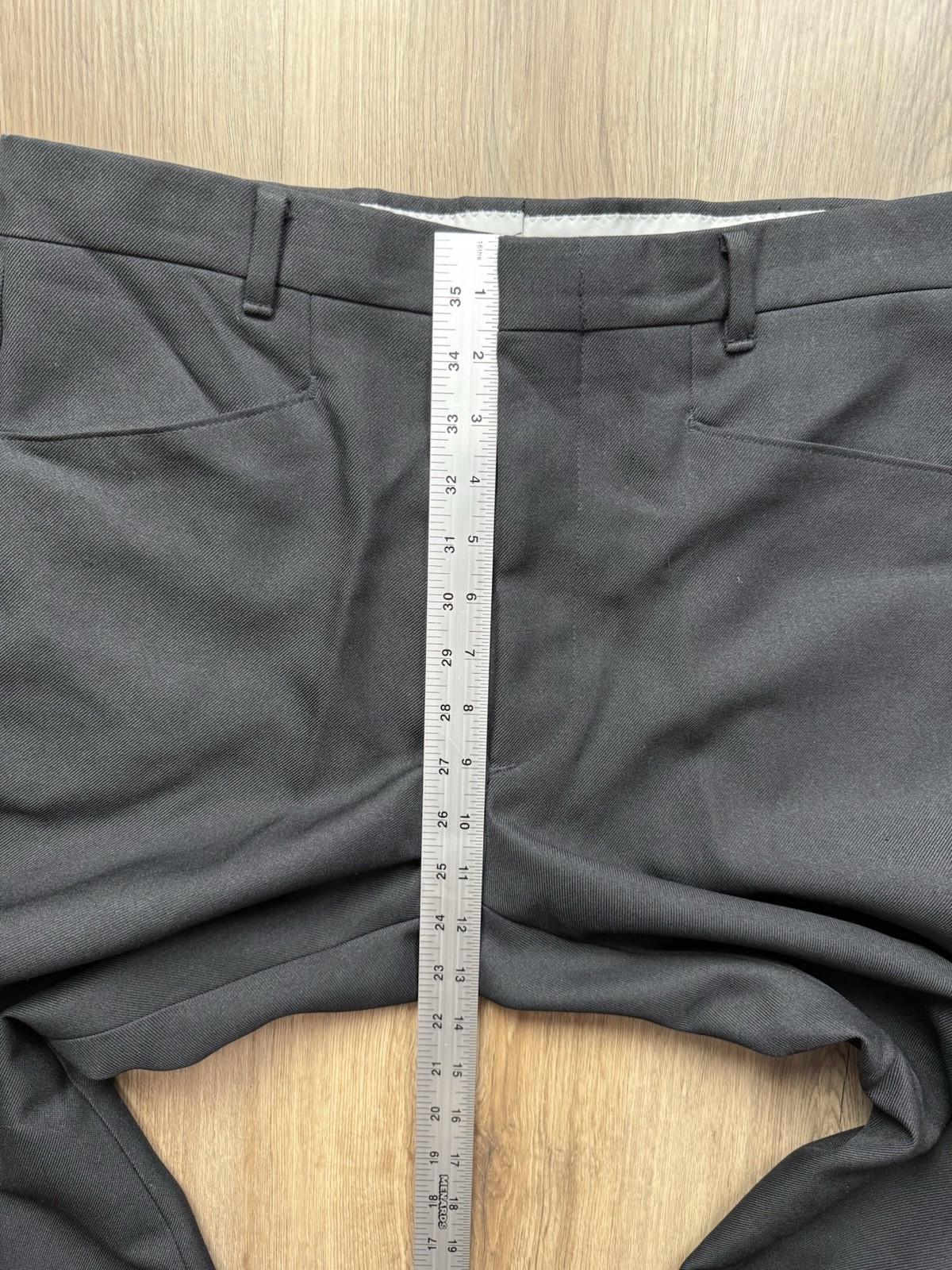 VINTAGE Levi’s Panatela Black Polyester Bootcut Pants Size 33x30 Rockabilly Men