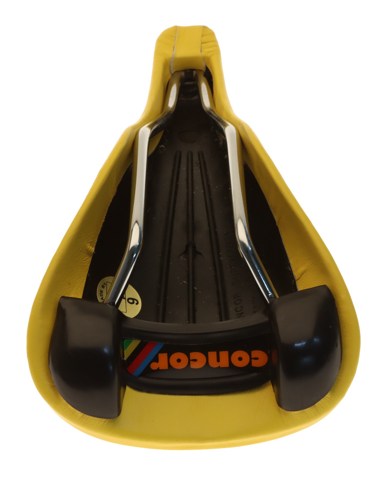 Selle San Marco Concor Supercorsa Confort Saddle Yellow Shelfwear NIB NOS NEW