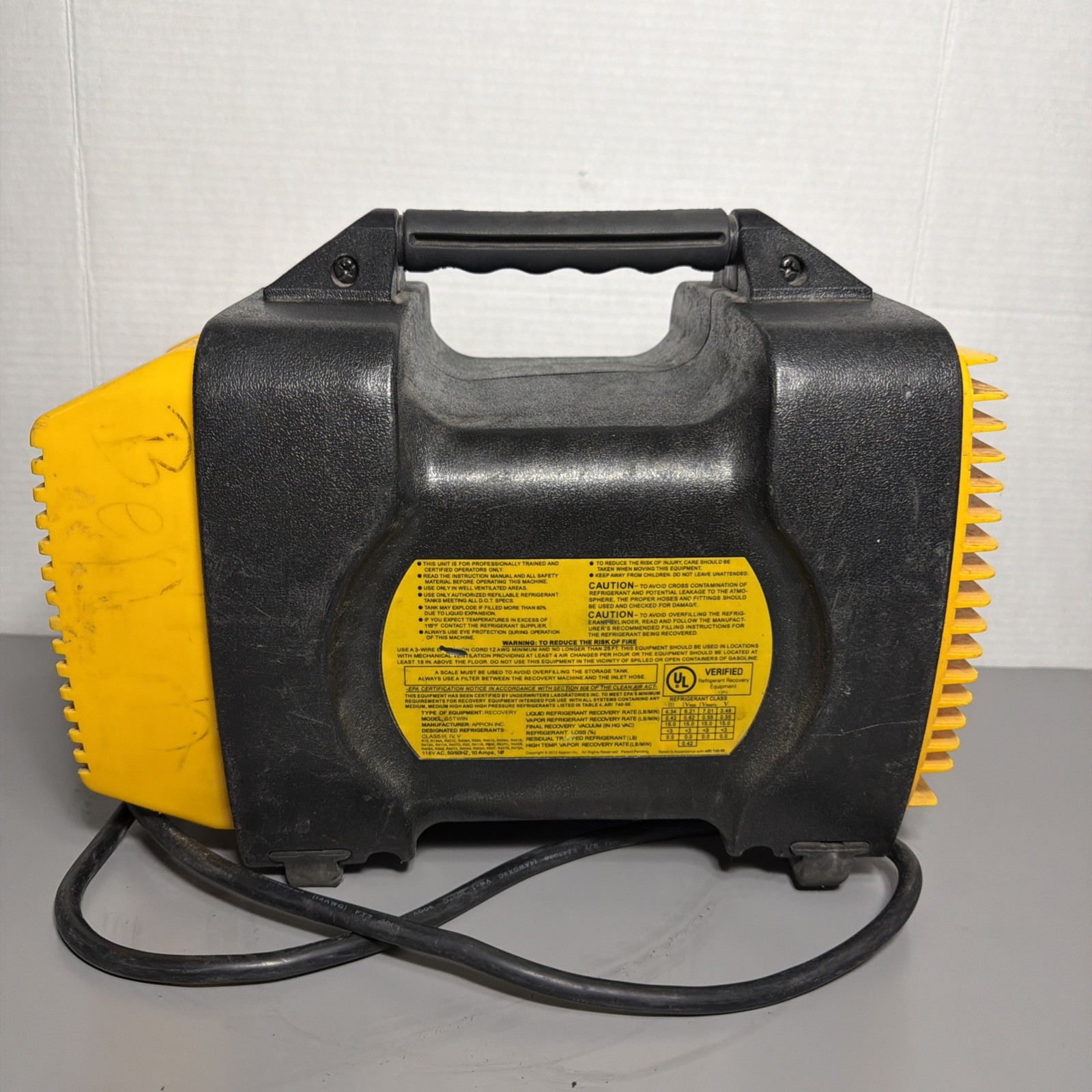 Appion G5TWIN & G1SINGLE Refrigerant Recovery Machine Motor Start Capacitor 115V