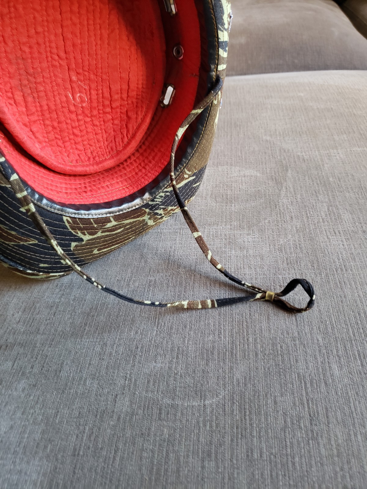 RARE! Vintage Vietnam War Era Nakhon Phanom Thailand Tiger Camo Boonie Bush Hat