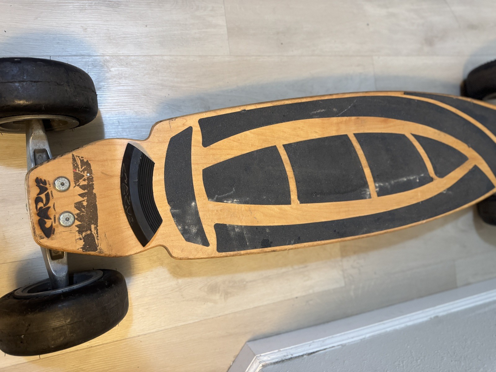 Fat Tire Surf Carveboard Original RARE Dragon Paws California Super Surfer 43"